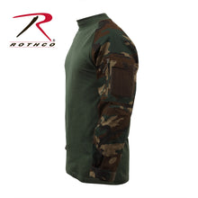 Load image into Gallery viewer, ROTHCO MILITARY COMBAT SHIRT - WOODLAND CAMO (S)
