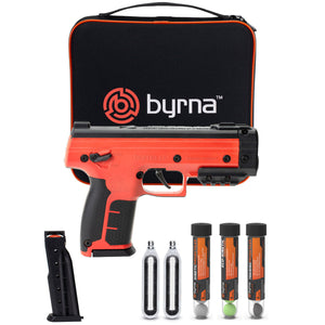 BYRNA LE LAUNCHER - LESS-LETHAL PISTOLS HOME/SELF DEFENSE Universal Kit (ORANGE/BLACK)