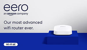 Certified Refurbished Amazon eero Pro 6E mesh Wi-Fi router | Fast and reliable gigabit + speeds | connect 100+ devices | Coverage up to 2,000 sq. ft. | 2022 release