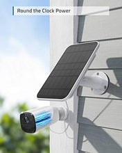 Load image into Gallery viewer, eufy Security Certified eufyCam Solar Panel, Compatible with eufyCam, Continuous Power Supply, 2.6W Solar Panel, IP65 Weatherproof (White)
