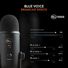 Load image into Gallery viewer, Blue Yeti USB Microphone for PC, Mac, Gaming, Recording, Streaming, Podcasting, Studio and Computer Condenser Mic with Blue VO!CE effects, 4 Pickup Patterns, Plug and Play – Blackout

