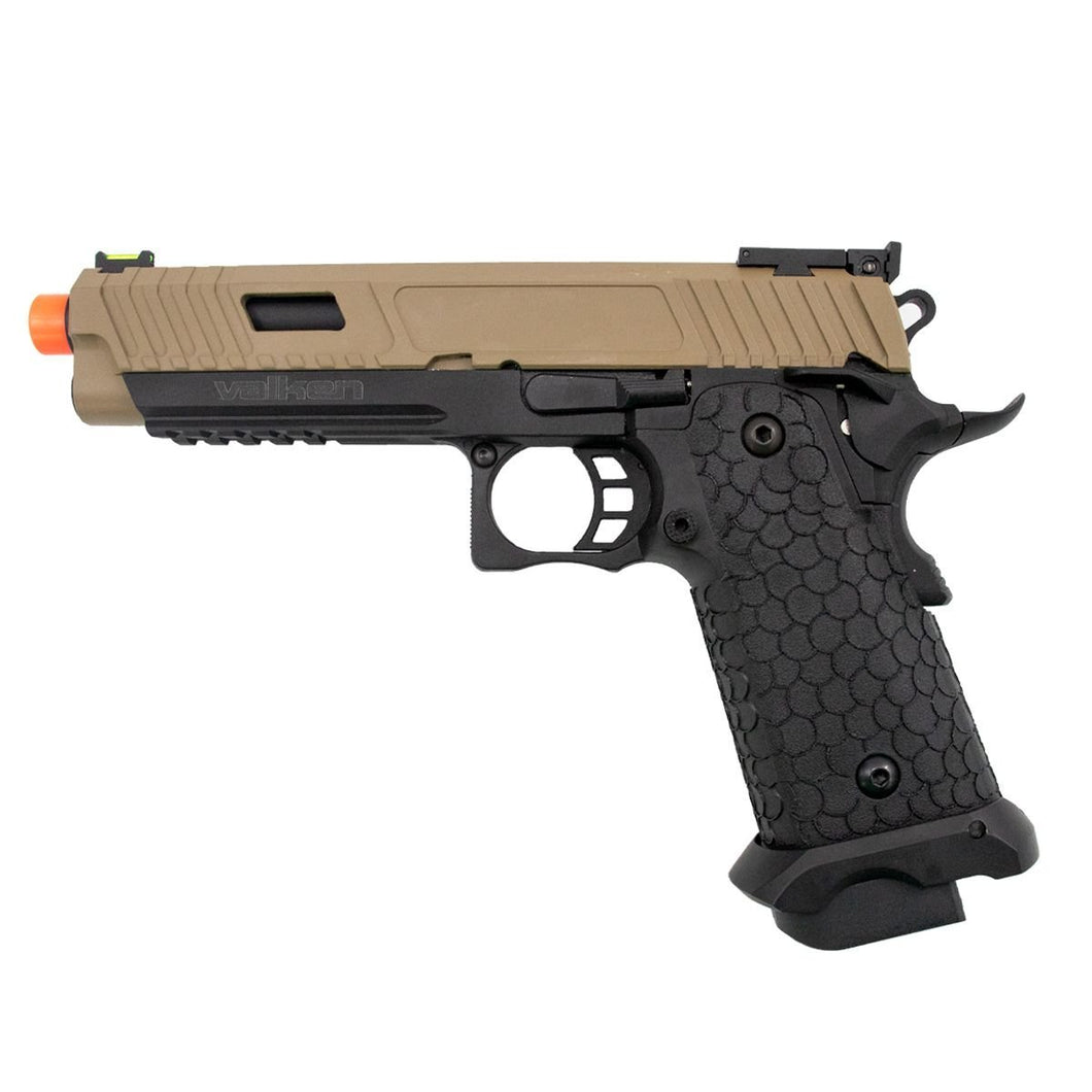 Valken BY-HICAPA CO2 Blowback Airsoft (Black/Tan)